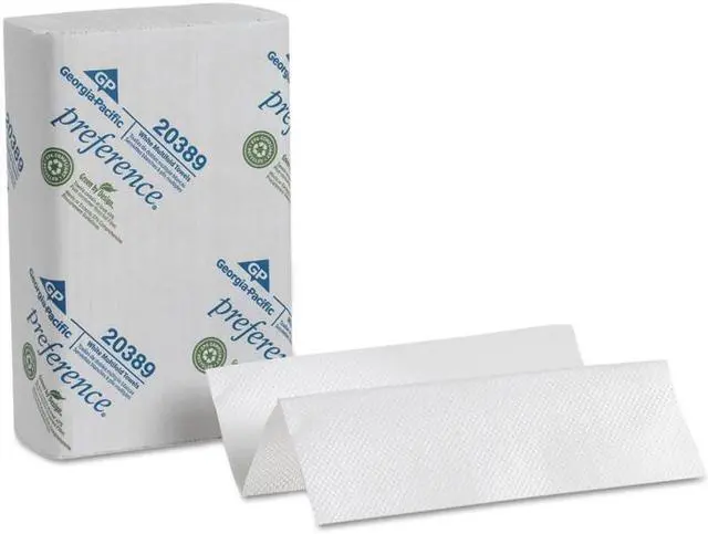 Alt view image 6 of 15 - Georgia Pacific 20389 Paper Towel, Multi-Fold Hand Towel, 9 1/4 x 9 1/2, White, 250/Pack, 16/Carton