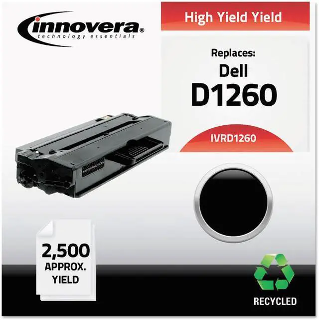 Alt view image 6 of 11 - Innovera D1260 Compatible Reman 331-7328 B-1260 Toner IVRD1260