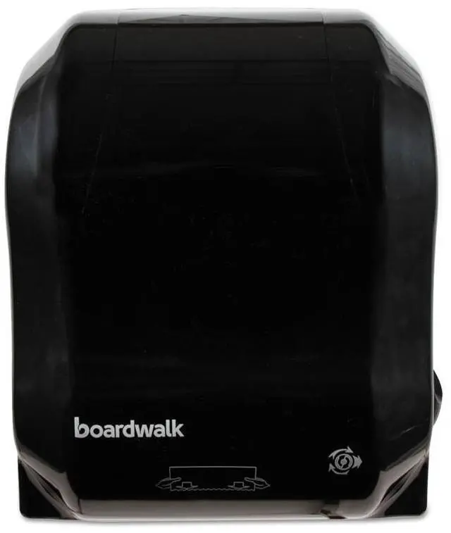 Alt view image 2 of 13 - Boardwalk BWK1501 Xtra Mechanical Towel Dispenser, 16.81" x 12.13" x 9.81" - Black
