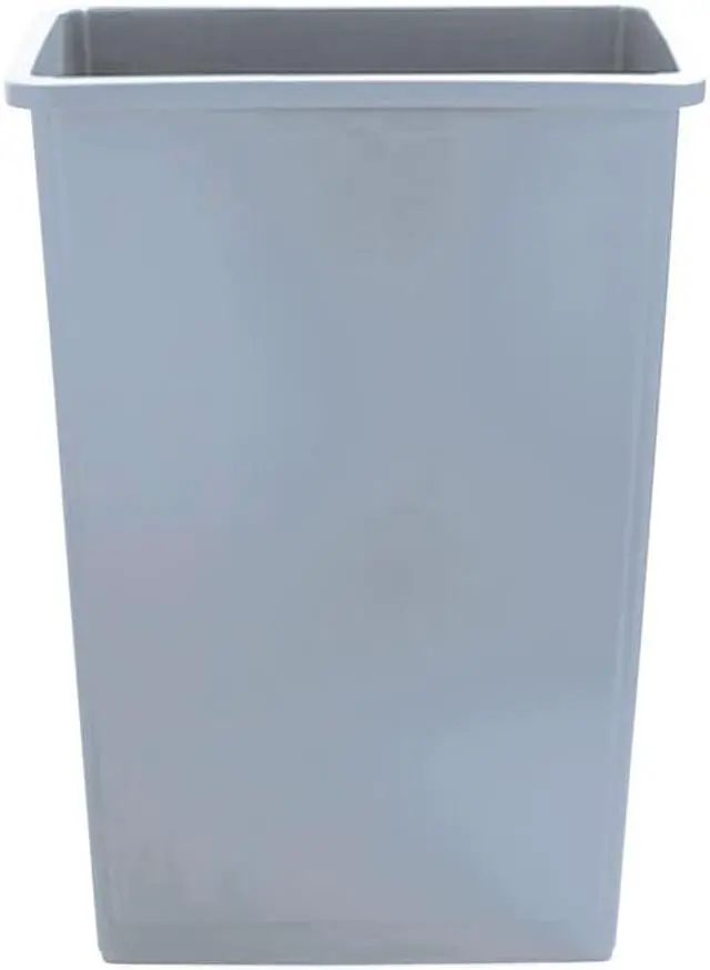 Alt view image 3 of 18 - Boardwalk Slim Waste Container, 23 Gal, Gray, Plastic 23GLSJGRA