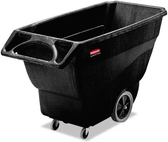 Alt view image 3 of 3 - RUBBERMAID FG9T1400BLA 1/2 cu. yd. 850 lb. Tilt Truck