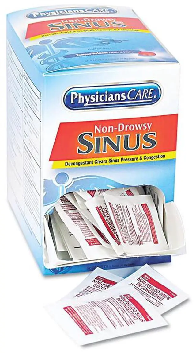 Alt view image 15 of 20 - PhysiciansCare First Aid,Sinus Tablet,Oe 90087