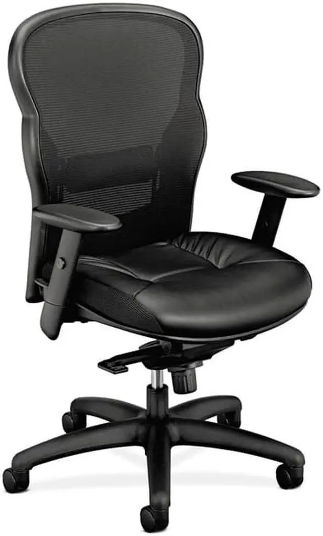 Alt view image 3 of 6 - HON Company Wave Mesh High-Back Task Chair 250lbs Cap. Black HVL701SB11