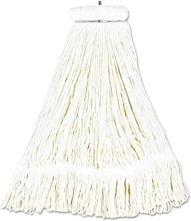 Alt view image 3 of 4 - Mop Head, Lie-Flat Head, Rayon Fiber, 24oz, White, 12/Carton 824R
