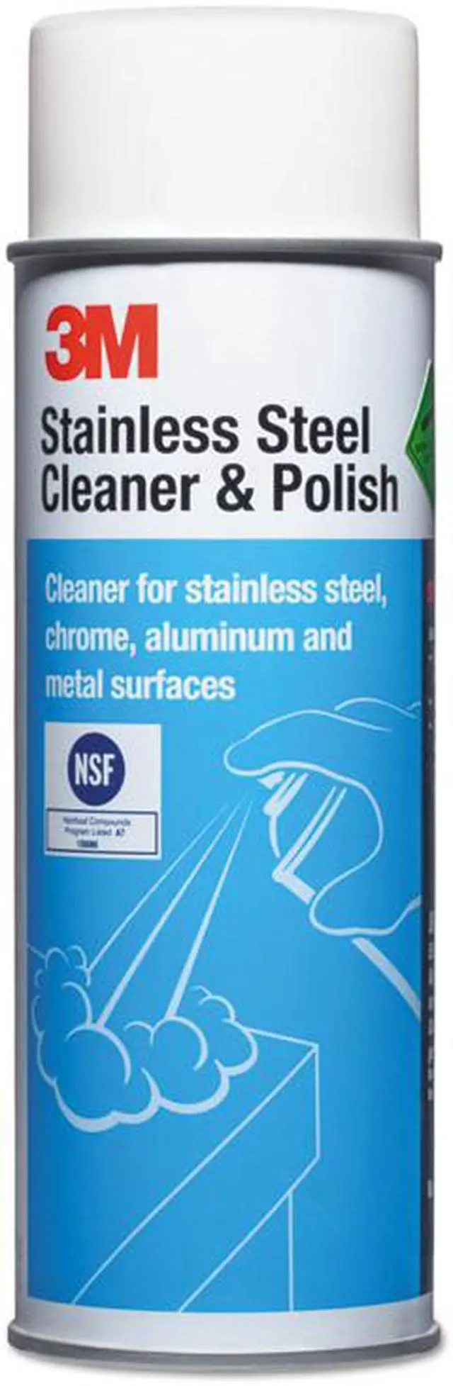 Alt view image 3 of 5 - 3M 14002 Cleaner and Polish,Size 21.5 oz.,Lime