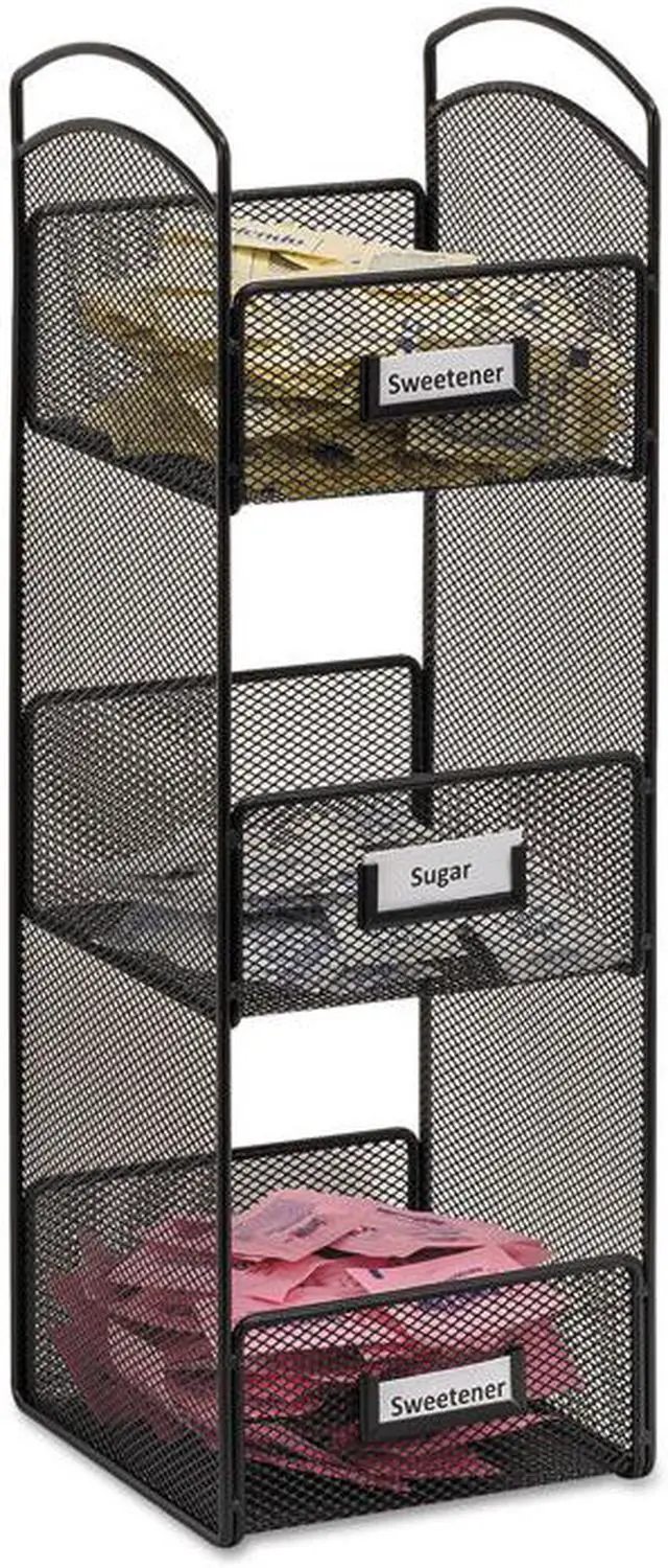 Alt view image 15 of 20 - Safco Organizer,Hsptly,7c,Bk 3291BL