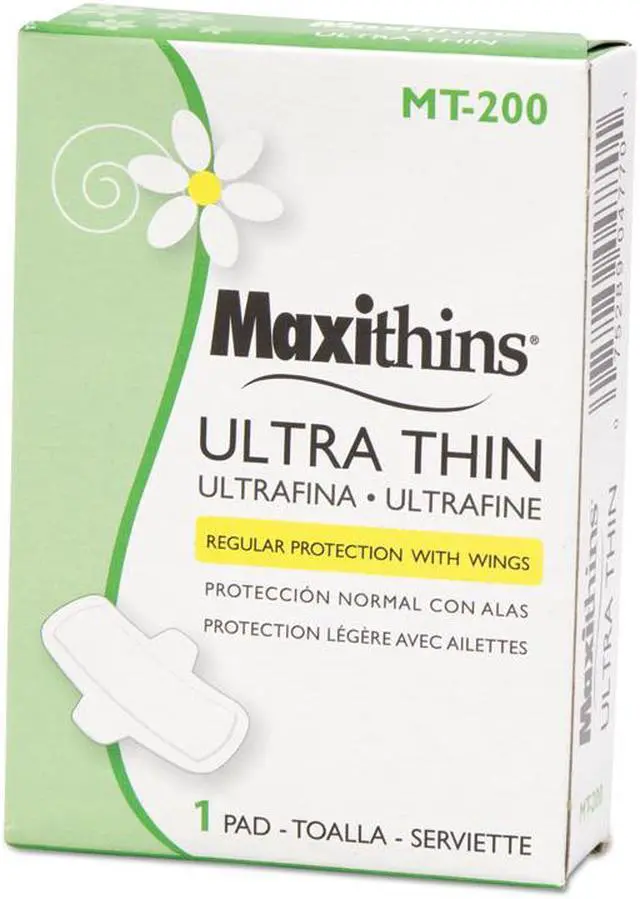 Alt view image 7 of 9 - Hospital Specialty Maxithins Ultra-Thin Pads 200/Carton MT200