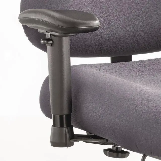 Alt view image 6 of 6 - Safco Height/Width-Adjustable T-Pad Arms for Optimus Big & Tall Chairs Black 1