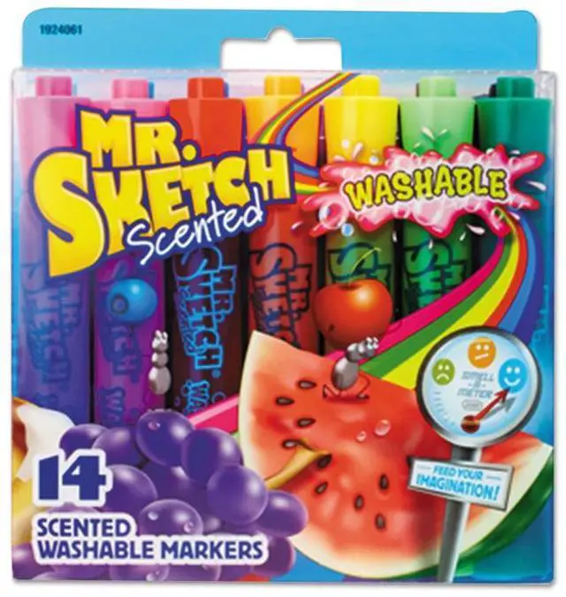 Alt view image 5 of 8 - Sanford - 1924063 - Washable Markers, Chisel, Assorted Colors, 192/Set