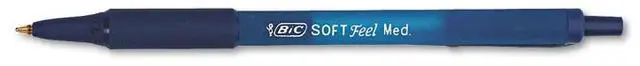 Alt view image 3 of 17 - BIC Soft Feel Retractable Ballpoint Pen Black 1mm Medium 36/Pack SCSM361BK