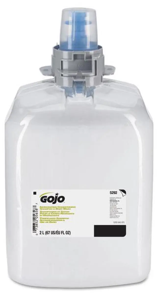 Alt view image 3 of 8 - Gojo - 5292-02 - Invigorating 3-in-1 Shampoo and Body Wash, Citrus Spice, 2000mL Refill, 2/Ctn