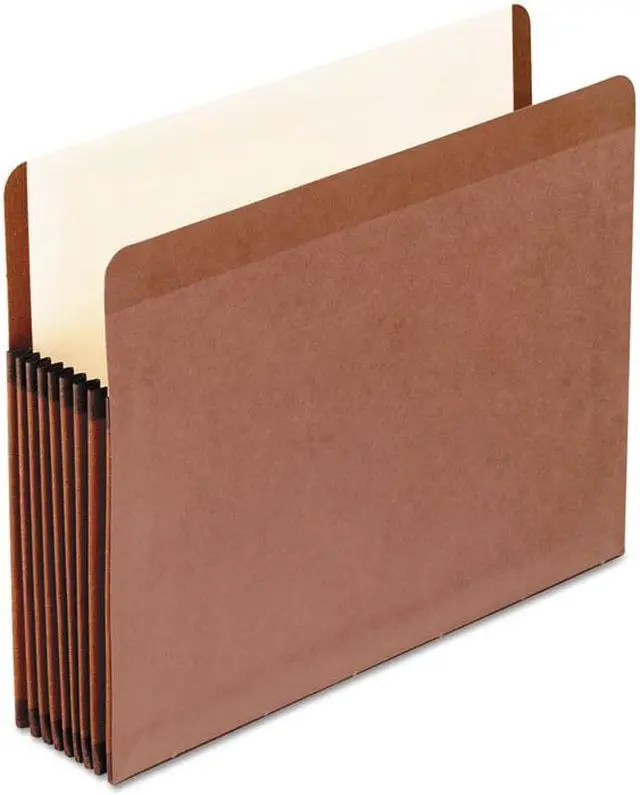 Alt view image 12 of 20 - Tops Pendaflex 45303 Watershed 7   Expansion File Pocket  Straight Cut  Legal  Red  5/Box