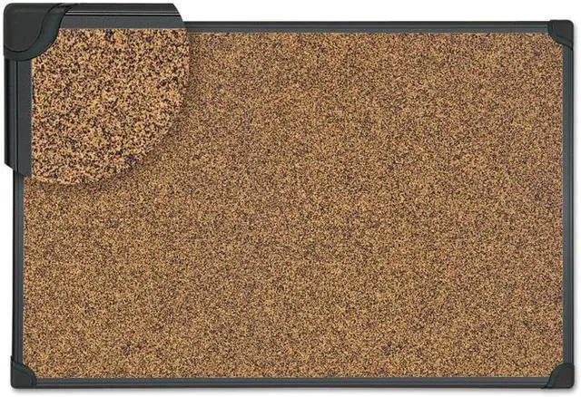 Alt view image 8 of 18 - Tech Cork Board, 48 x 36, Cork, Black Frame 43023