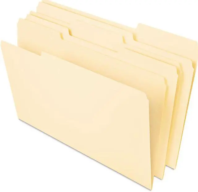 Alt view image 3 of 8 - UNIVERSAL Heavyweight File Folders 1/3 Cut One-Ply Top Tab Letter Assorted 50/Pack 16466