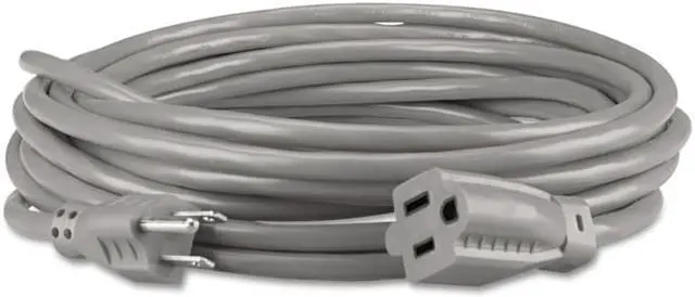 Alt view image 6 of 19 - Innovera Indoor Heavy-Duty Extension Cord, 9ft, Gray 72209