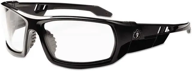 Alt view image 6 of 9 - Ergodyne Smoke Lens Safety Glasses Black 50030
