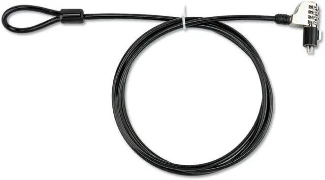 Alt view image 6 of 14 - Innovera Combination Laptop Lock 6 ft Steel Cable 64673
