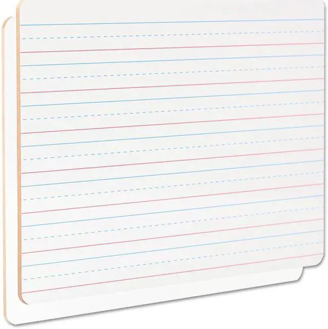 Alt view image 4 of 18 - Universal Lap/Learning Dry-Erase Board Lined 11 3/4" x 8 3/4" White 6/Pack 43911