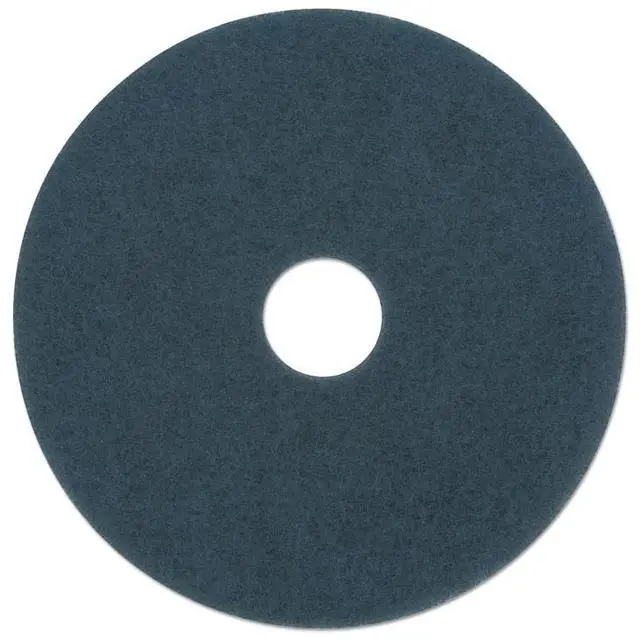 Alt view image 3 of 5 - Boardwalk 4020BLU 20 in. Standard Scrubbing Floor Pads, Blue