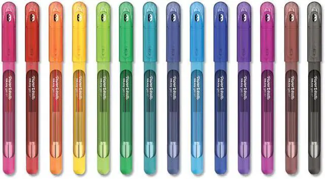 Alt view image 9 of 20 - Paper Mate InkJoy Gel Stick Pen 0.7 mm Medium Assorted Ink 14/Pack 2023009