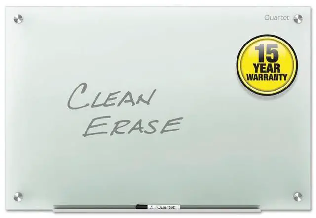 Alt view image 2 of 16 - Quartet G4836F Infinity Glass Marker Board, Frosted, 48 x 36, 1 Each