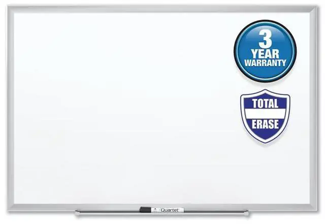 Alt view image 2 of 17 - Quartet S534B Prestige 2 DuraMax Porcelain Magnetic Whiteboards, Mahogany Finish Frame, 4' x 3'