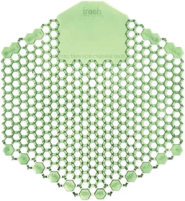 Alt view image 3 of 10 - Fresh Products The Wave Urinal Deodorizer, Urinal Screens, Fabulous Scent, 60