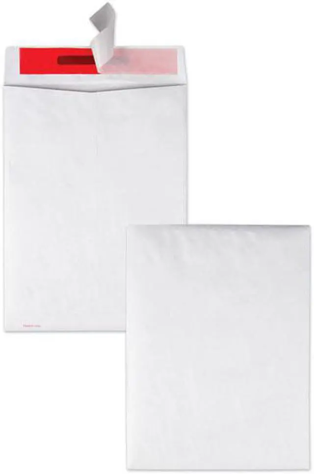 Alt view image 2 of 13 - Quality Park Advantage Flap Stik Tyvek Mailer 10 x 13 White 100/Box R2420
