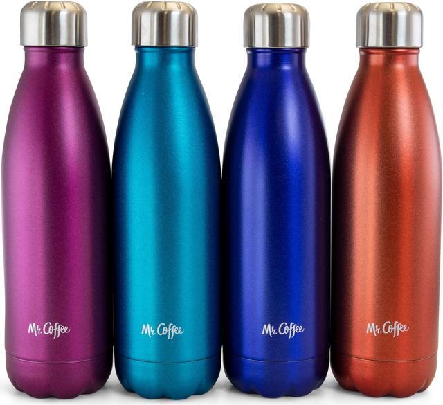 Mr Coffee 4 Piece 169 Ounce Thermal Bottle in Assorted Colors Set of 4 
