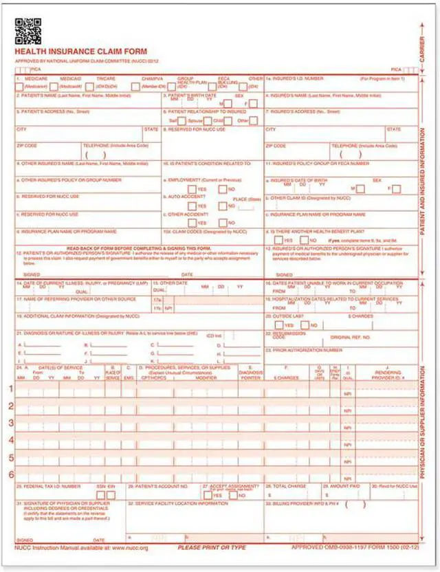 Alt view image 8 of 13 - TOPS Centers for Medicare and Medicaid Services Forms 8 1/2 x 11 500 Forms/Pack 50126RV