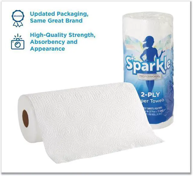 Alt view image 5 of 11 - Georgia Pacific Sparkle Premium Roll Towels 70 Sheets/Roll