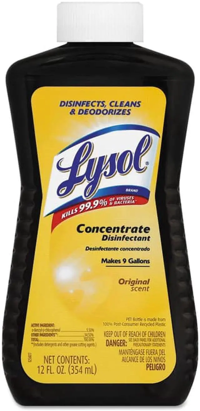 Alt view image 3 of 9 - LYSOL Concentrate Disinfectant 12 oz Bottle 6/Carton 77500