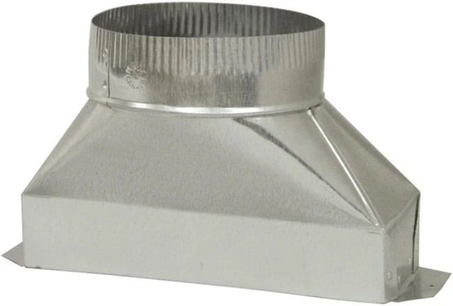 Alt view image 5 of 6 - Deflecto DGT36 Galvanized Round Transition (6")