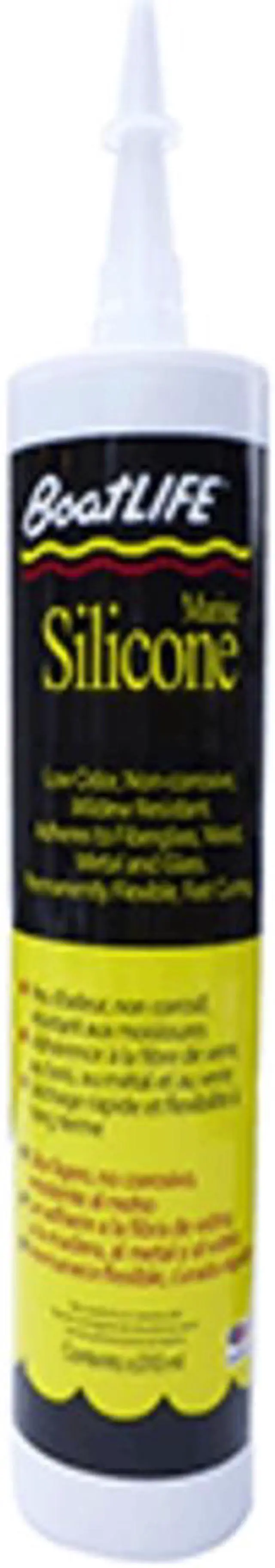 Alt view image 5 of 8 - BoatLIFE Silicone Rubber Sealant Cartridge - Black