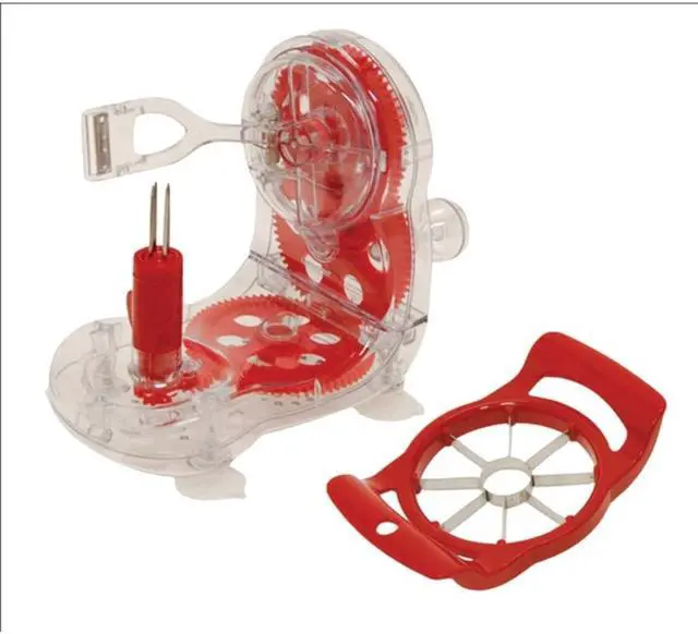 Alt view image 6 of 11 - Starfrit092999-006-red1 Apple Peeler