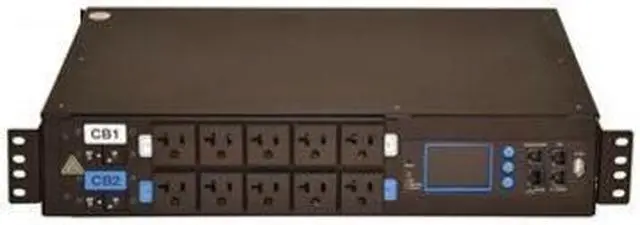 Alt view image 3 of 3 - CPi P5-5F0W1 208V 12xC13 NEMA L6-30 2U Single Phase PDU
