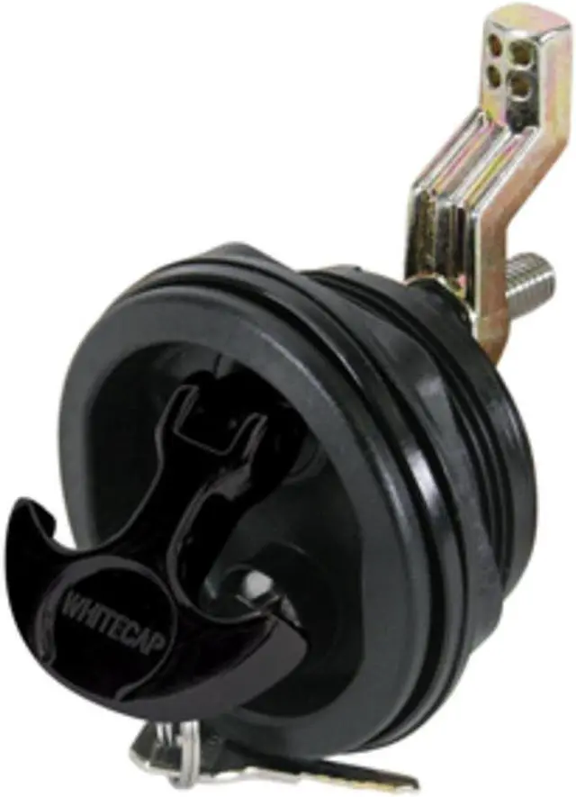Alt view image 3 of 9 - WHITECAP T-HANDLE LATCH BLACK/BLACK NYLON LOCKING