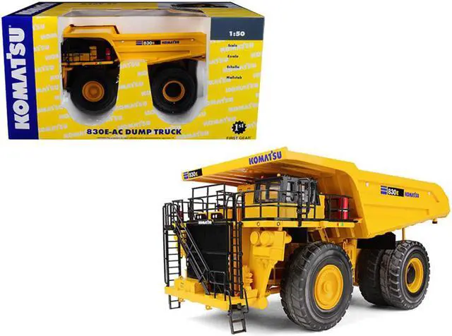 Alt view image 3 of 6 - Komatsu 830E-AC Dump Truck 1/50 Diecast Model by First Gear