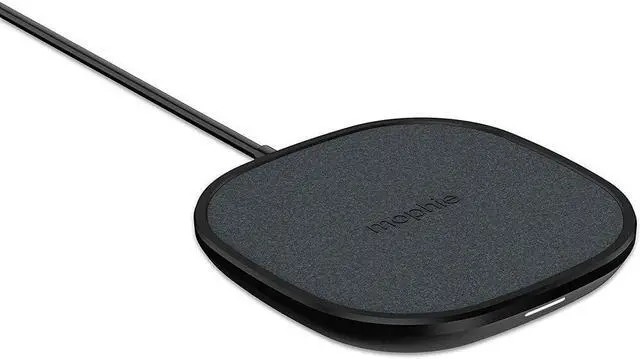 Alt view image 4 of 7 - mophie Wireless 10W Charging Pad - Made for Apple Airpods, iPhone 11 Pro Max/XS Max, iPhone 11 Pro/XS, iPhone 11 / XR and Other Qi-Enabled Devices - Black