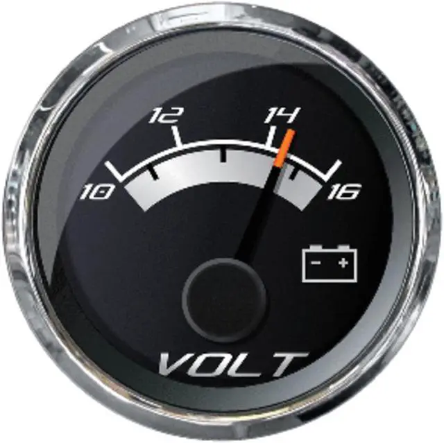 Alt view image 2 of 4 - FARIA PLATINUM 2 VOLTMETER (10-16 VDC)