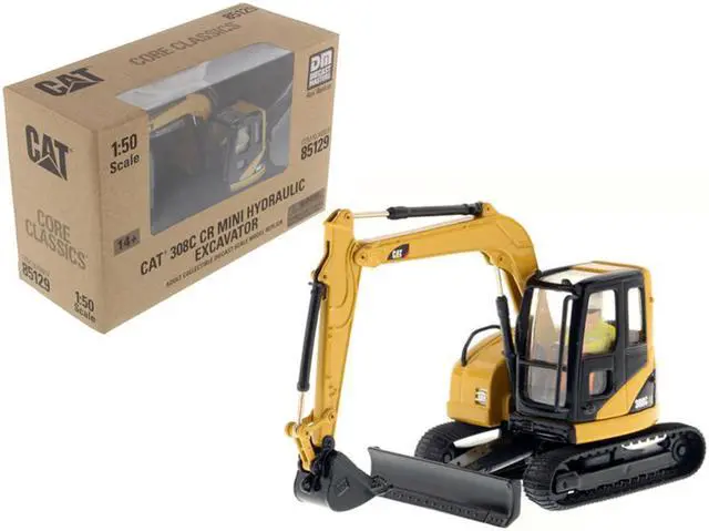 Alt view image 2 of 4 - CAT Caterpillar 308C CR Excavator with Operator "Core Classics Series" 1/50 Diecast Model by Diecast Masters