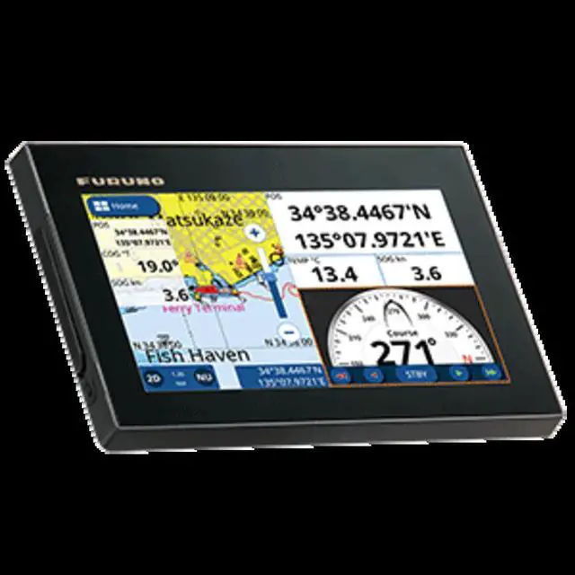 Alt view image 3 of 10 - Furuno GP1871F GPS/Fishfinder w/ 7" Wide Color Multi Touch LCD Display