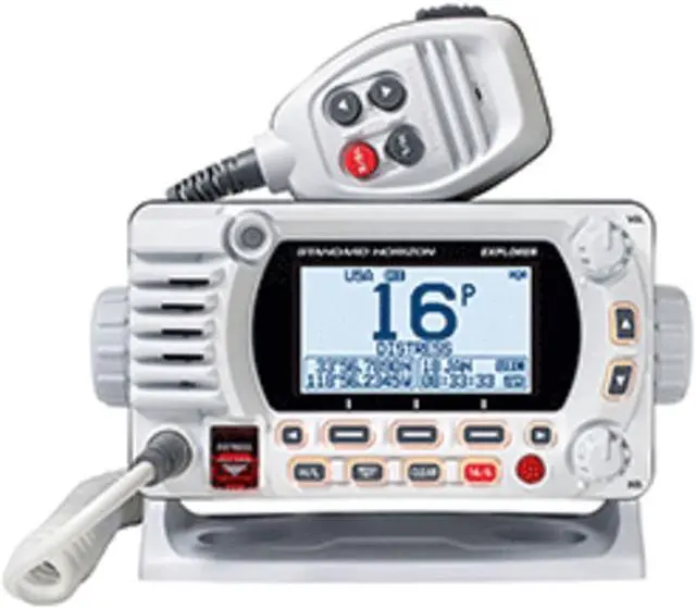 Alt view image 2 of 7 - VHF, Optional 2nd Station, w/GPS, White