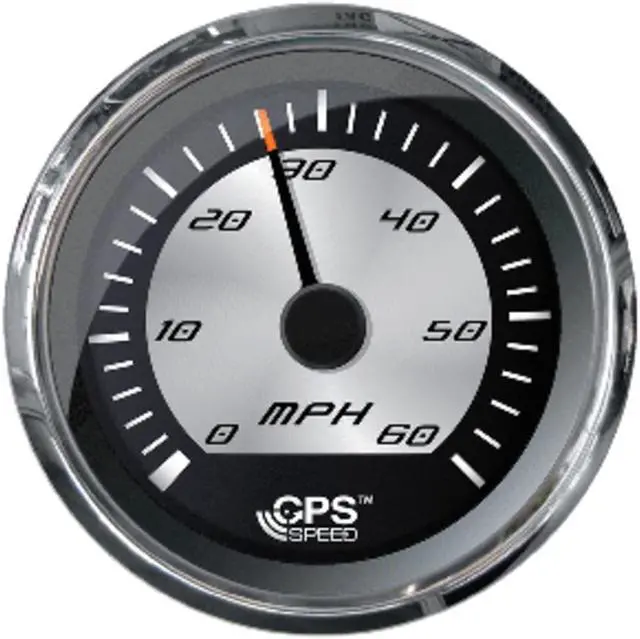 Alt view image 2 of 3 - FARIA PLATINUM 4 SPEEDOMETER (60 MPH)(GPS)(STUDDED)