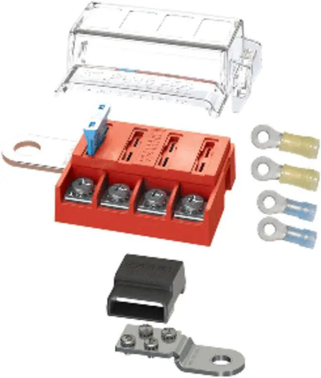 Alt view image 10 of 13 - Blue Sea 5024 St-Blade Battery Terminal Mount Fuse Block