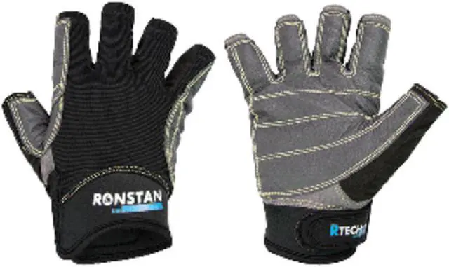 Alt view image 2 of 5 - RONSTAN STICKY RACE GLOVE BLACK L
