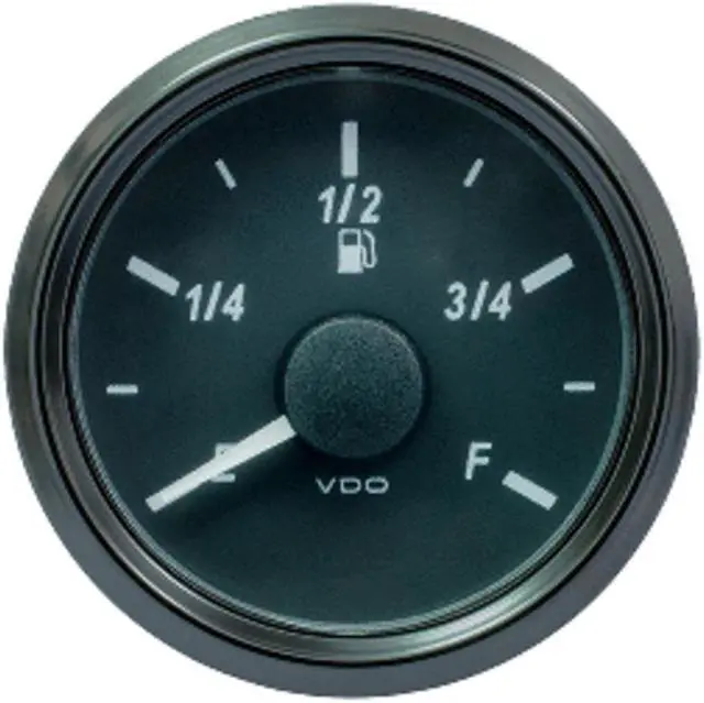 Alt view image 2 of 2 - VDO SINGLEVIU 52MM (2-1/16) FUEL LEVEL GAUGE - 0-180 OHM