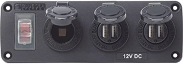 Alt view image 4 of 16 - Exterior Panel, 12VDC Socket & Two USBs