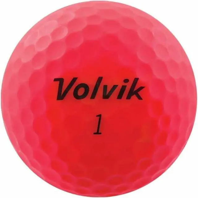 Main image of Volvik 9530 Volvik 2020 Vivid 3 Pc Golf Balls Matte Pink
