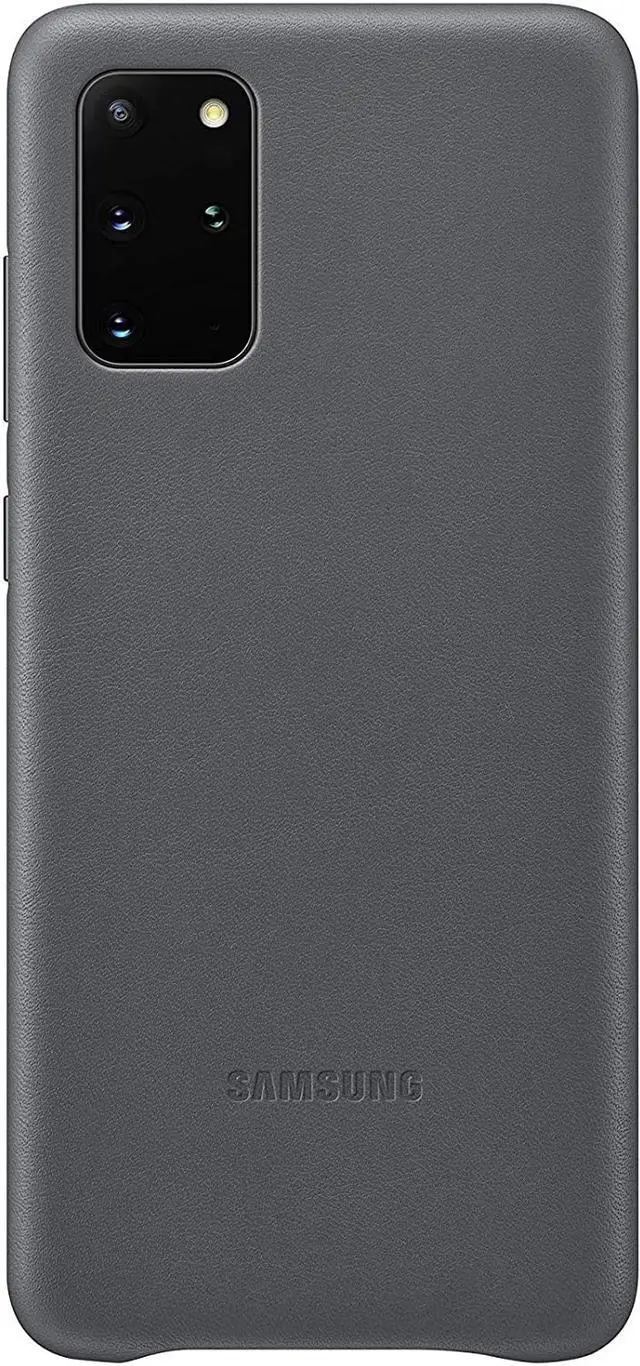 Alt view image 4 of 9 - Samsung Leather Cover for Galaxy S20 Plus - Gray